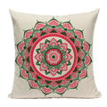 Bohemian Linen Cushion Cover 45x45 for Sofa - Axyaa Brand Home Decor