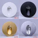 Axyaa LED Wall Stair Light, Aluminum Recessed Step Pathway Lamp for Corner, AC85-265V