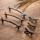 Axyaa Tree Branch Drawer Knobs 96mm 128mm Cabinet Handles - Kitchen Wardrobe Hardware