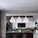 Axyaa Solid Wood LED Pendant Lights: Nordic Minimalist Kitchen and Restaurant Lighting Fixtures
