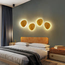 Axyaa Wooden LED Wall Lamp: Nordic Style Bedroom Light, AC110-240V