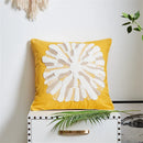 Axyaa Sea Starfish Navy Blue & Yellow Cushion Cover 45x45cm
