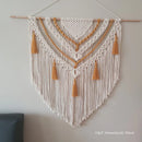Bohemian Color Macrame Wall Tapestry - Axyaa Craft Decoration
