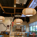 Axyaa Woven Vine Pendant Light: Simple E27 Bamboo Lamp for Home and Hospitality
