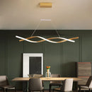 Axyaa Modern Aluminum Pendant Chandelier for Office and Dining Room