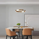 Axyaa Round LED Chandelier: Stylish Lighting for Home, Restaurant, or Bar