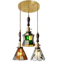 Axyaa Glass Copper Pendant Light LED Hanglamp Nordic Modern Hanging Light