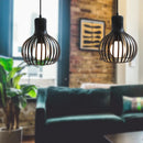 Axya Modern Iron Cage Pendant Lights Kitchen Bar LED Home Decor