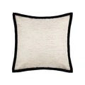 Axyaa Black Stripe Jaquard Cushion Cover for Home Decoration, 45x45cm/30x50cm