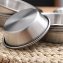 Axyaa Stainless Steel Seasoning Dish - Small Salad Bowl for Western Restaurants