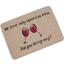 Axyaa Funny Wine Doormat for Home, Kitchen, Bathroom - Christmas Gift
