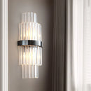 Axyaa Crystal Wall Lamp: Luxe Lighting for Bedroom, Living Room, Staircase, Aisle, Hotel, Bedside