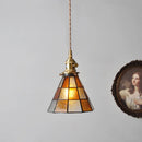 Axyaa Glass Copper Pendant Light LED Hanglamp Nordic Modern Hanging Light