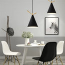 Axyaa Modern Black Aluminum Pendant Light Chandelier for Bedroom Kitchen Loft Decor