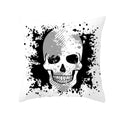 Axyaa Halloween Anime Polyester Cushion Cover Ghost Skull Pumpkin Throw Pillow