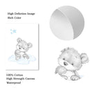 Axyaa Baby Bear Cloud Print Nursery Wall Art Kids Room Decor