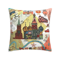 Axyaa Nordic Linen Graffiti Cushion Cover for Sofa Decoration