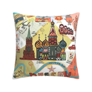 Axyaa Nordic Linen Graffiti Cushion Cover for Sofa Decoration