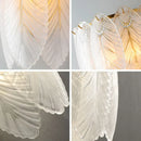 Light Luxury Feather Wall Lamp by Axyaa for Bedroom Living Room Designer Villa Dining Hall Entry Lighting