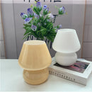 Axyaa Glass Mushroom Table Lamp LED E27/E14 USB Dimmable Night Light
