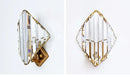 Axyaa Crystal Wall Sconce Modern Luxury Light Fixture for Living Room Home Decor