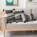 Axyaa Boho Decor Tufted Jacquard Pillow Cover for Home Sofa Bed