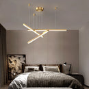 Axyaa Modern Pendant Light for Dining Room, Nordic Restaurant, Office, Bar - Long Hanging Fixture