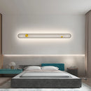 Axya LED Wall Lamp Black Acrylic Bedroom Living Room Kitchen Light