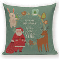 Axyaa Christmas Bed Linen Pillowcase Set for Home Decor and Gifts