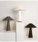 Axyaa Nordic Fabric Table Lamp with LED Bulb, Modern Design