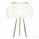 Axyaa Modern Minimalist Feather Floor Lamp for Living Room Girls Room