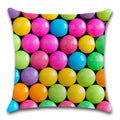 Axyaa Lollipop Candy Printed Cushion Cover 45X45CM for Chair Sofa Decoration
