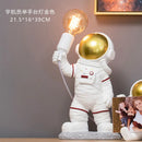 Axyaa Astronaut Table Lamp: Modern Resin Space Man LED Wall Light