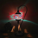 Axyaa Vintage Turkish Mosaic Glass Table Lamp Bedside Bed Light