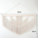 Axyaa Hand Woven Macrame Wall Hanging Tapestry - Bohemian Home Decor