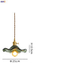 Axyaa Nordic Glass LED Pendant Light for Bedroom, Living Room, Bar