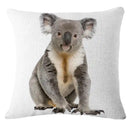 Axyaa Koala Cotton Linen Pillow Case 45x45cm