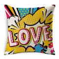 Axyaa POP Art Pineapple Throw Pillow Cover - Modern Decorative Cushion
