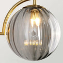 Axyaa Modern Nordic Glass Ball Wall Lamp for Living Room, Bedroom, and Aisle Indoor Decor with LED Bulb