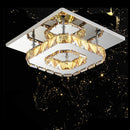 Axyaa Modern Crystal Ceiling Chandelier for Living Dining Room Hallway Bedroom