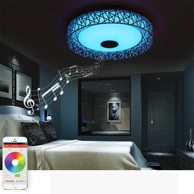 Axya 36W Bluetooth Speaker LED Ceiling Light with Remote Control