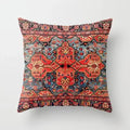 Axyaa Ethnic Style Short Plush Pillow Cover - Chinese Printing Sofa Cushion Cover