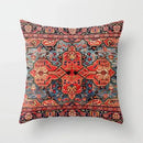 Axyaa Ethnic Style Short Plush Pillow Cover - Chinese Printing Sofa Cushion Cover