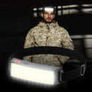 Axya Waterproof COB LED Headlamp for Camping Hiking