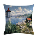 Axyaa Countryside Scenery Cushion Cover, for Stylish Sofa Decor