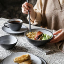 Axya Retro Ceramic Family Meal Plate Set