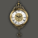 Axya Retro Swing Wall Clock - Silent Quartz European Living Room Timepiece
