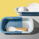 Axyaa Telescopic Drain Basket Storage for Kitchen and Bathroom Organization