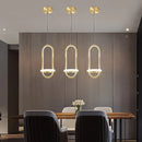 Axya Gold Led Pendant Lights for Home Decorative Indoor Lighting