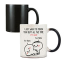 Axyaa Funny Mug: Color Changing Personalised Coffee Cup - Kids Heat Sensitive Mugs